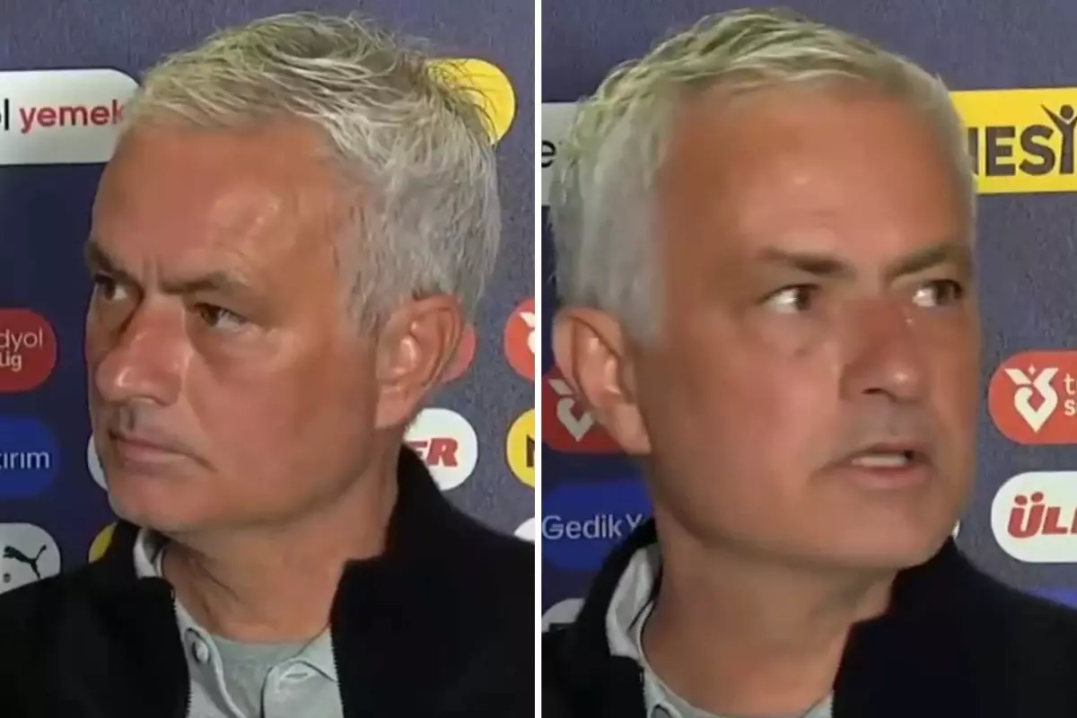 Jose Mourinho, muhabirle tartıştı! İlk soruyu duyunca küplere bindi