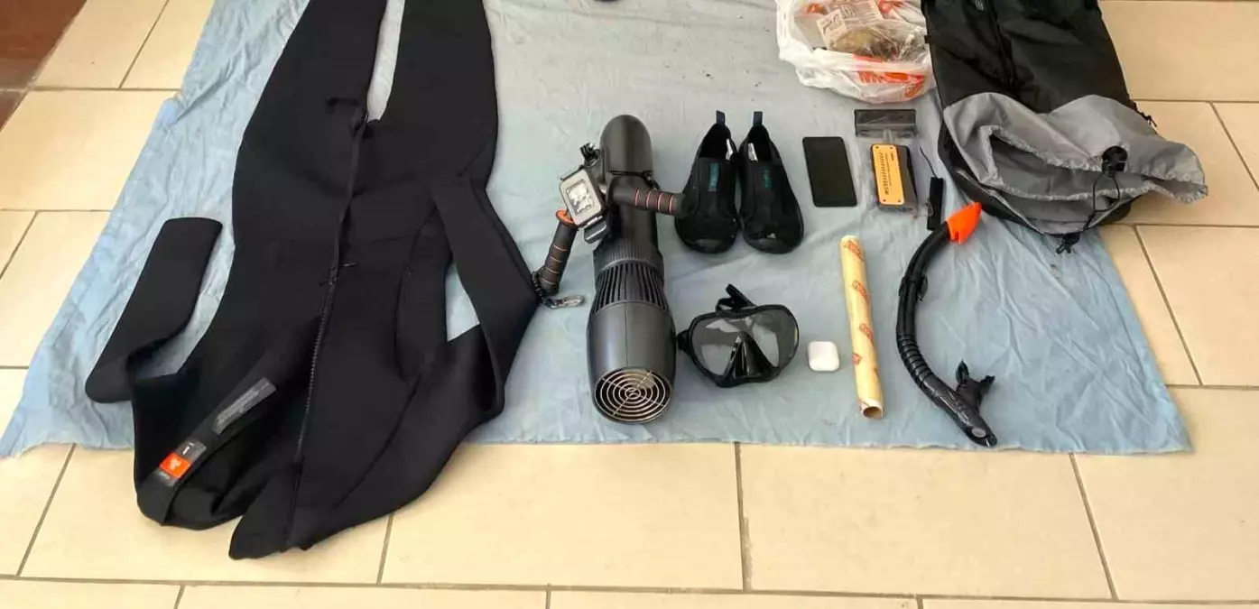 Düzensiz Göçmen, Kuşadası'ndan Sisam Adası'na Geçmeye Çalışırken Yakalandı