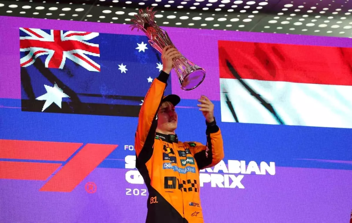 Oscar Piastri, Suudi Arabistan Grand Prix'sini Kazandı