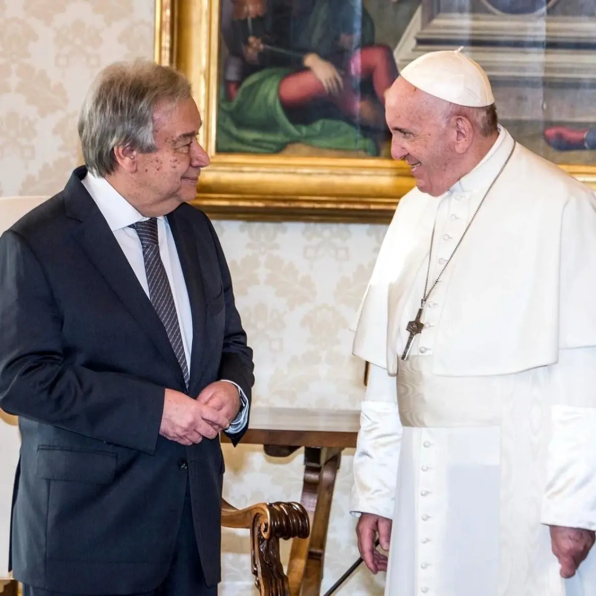 BM Genel Sekreteri Guterres'ten Papa Francis'e Taziye Mesajı