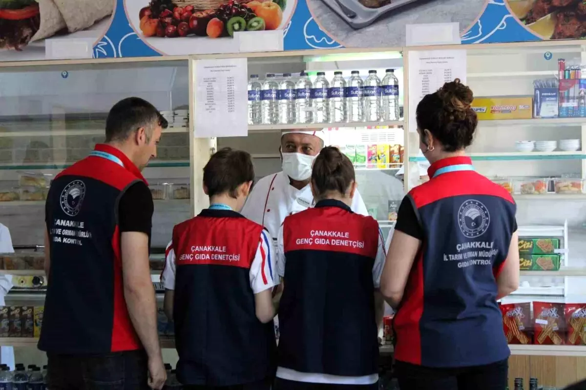 Çanakkale'de 'Genç Gıda Denetçisi' Projesi Uygulandı