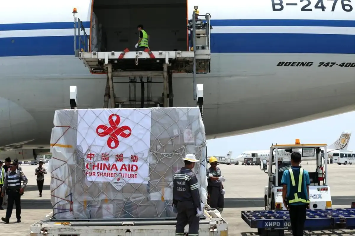 Çin'in Myanmar'a 7. Acil Yardım Partisi Ulaştı