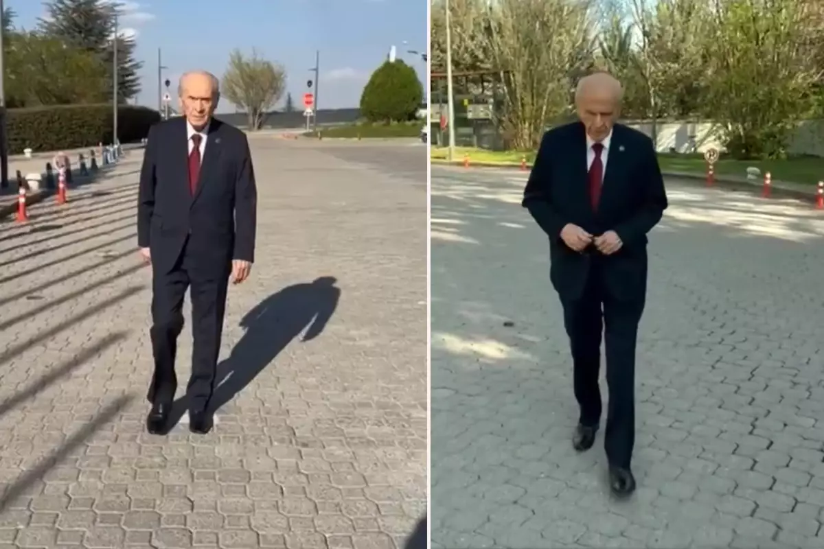 Devlet Bahçeli'den yeni görüntü: Daha yolun yarısı var