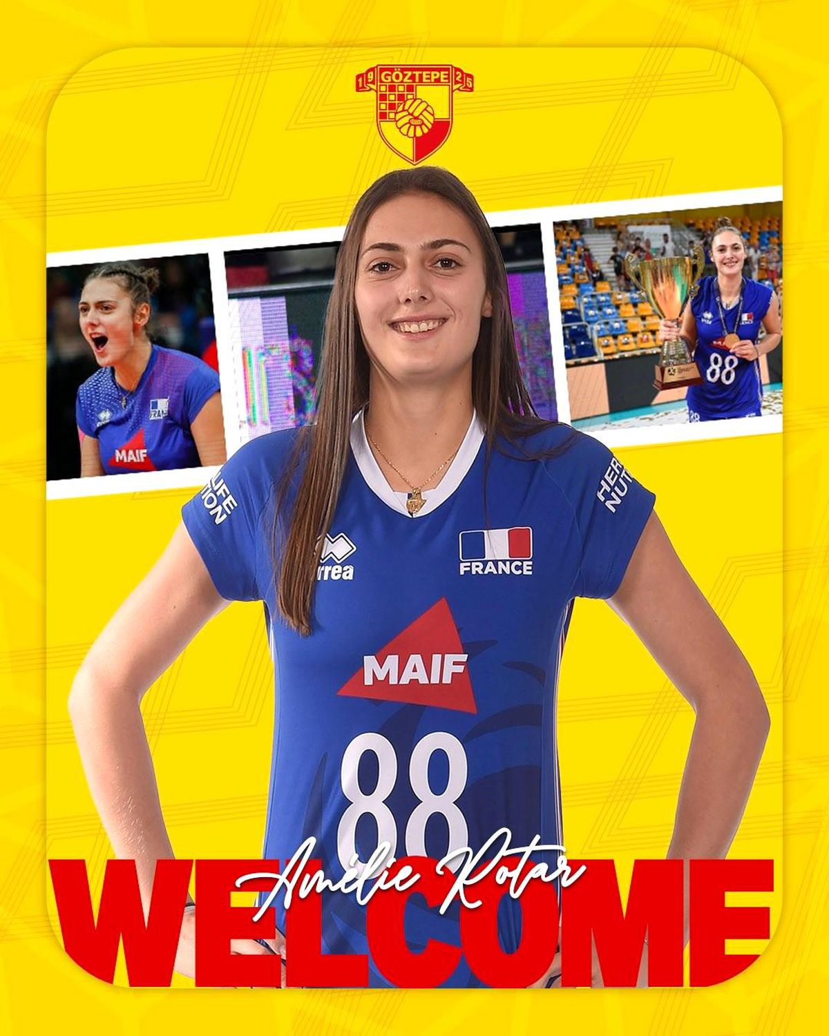 Göztepe Voleybol, Amelie Rotar'ı Transfer Etti
