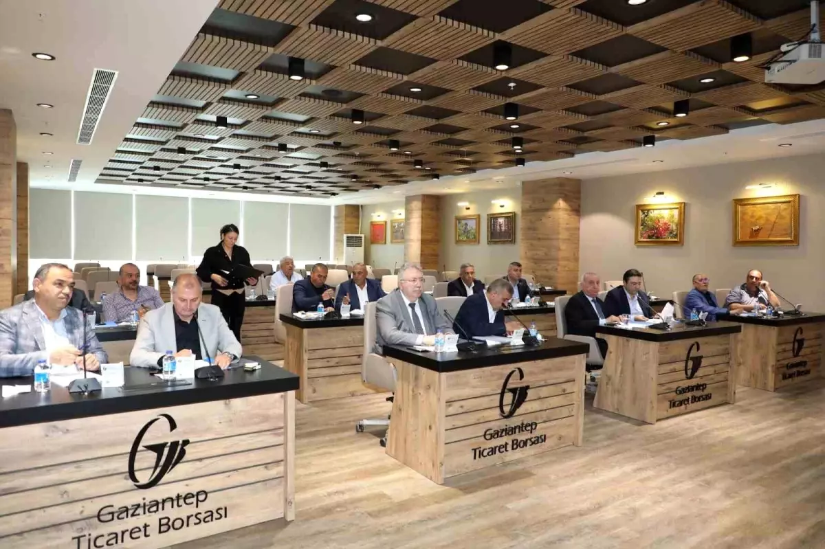 Gaziantep Ticaret Borsası Nisan Ayı Toplantısı: Tarım ve Ticarette Gelişmeler Ele Alındı