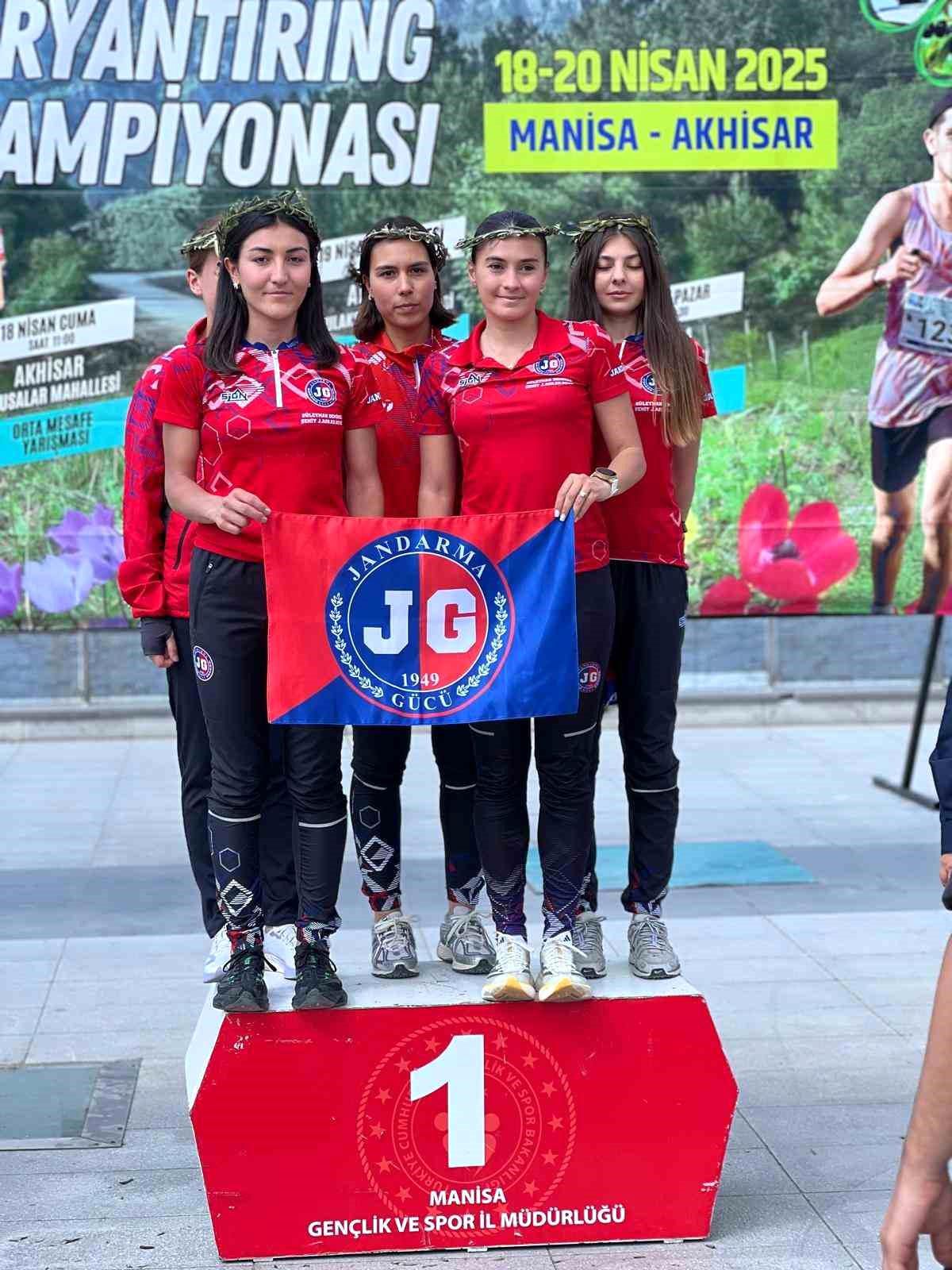 Jandarma Gücü Oryantiring Takımı Türkiye Şampiyonu Oldu