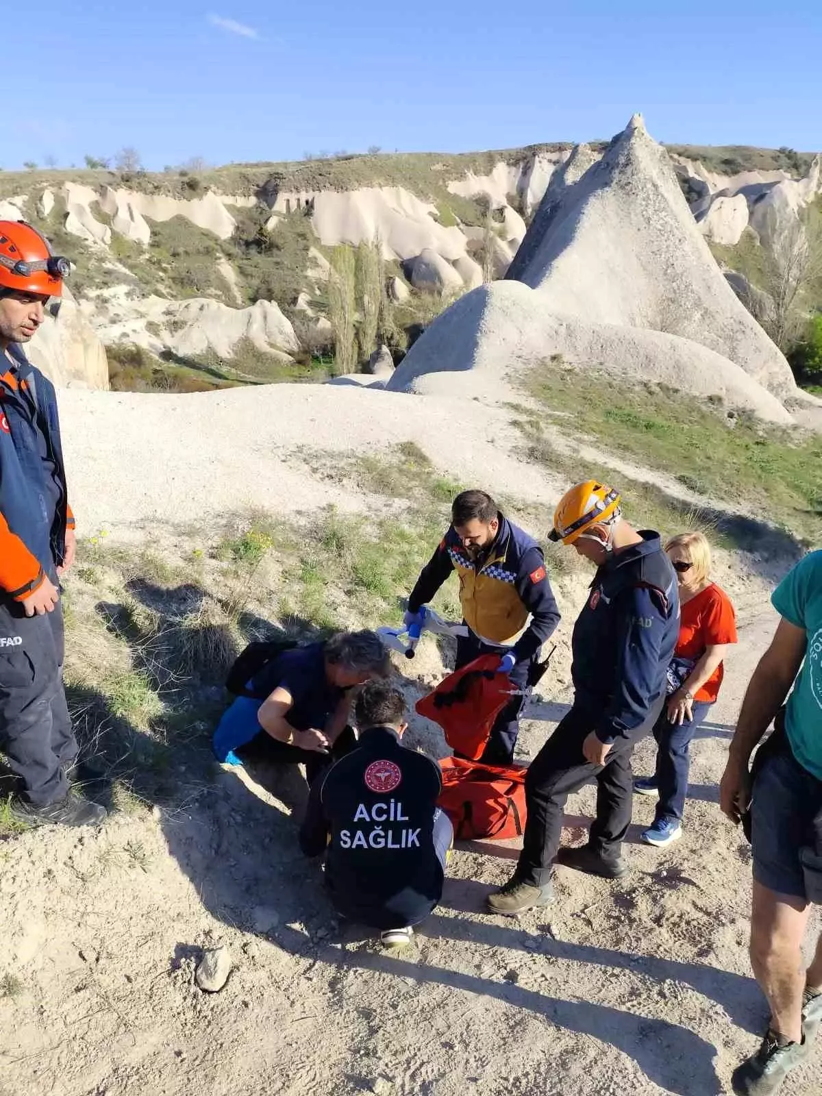 Kapadokya'da Yaralanan İspanyol Turist Kurtarıldı