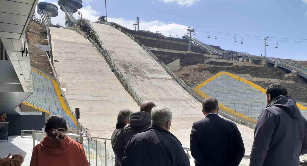 Erzurum'da Atlama Kuleleri Ahşap Rampalara Kavuşuyor