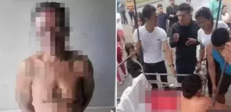 Öfkelik kalabalık, cinayet zanlısı turisti karakoldan çıkarıp diri diri yaktı