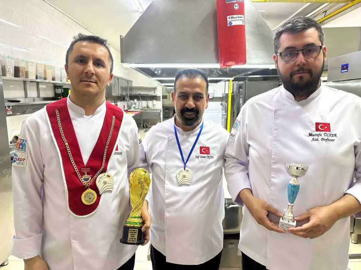 Kayseri Şefleri Hırvatistan'da Altın Madalya Kazandı