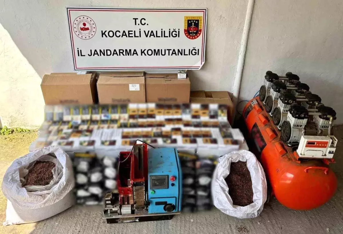 Kocaeli'de Kaçakçılık Operasyonu: 800 Bin TL Değerinde Malzeme Ele Geçirildi