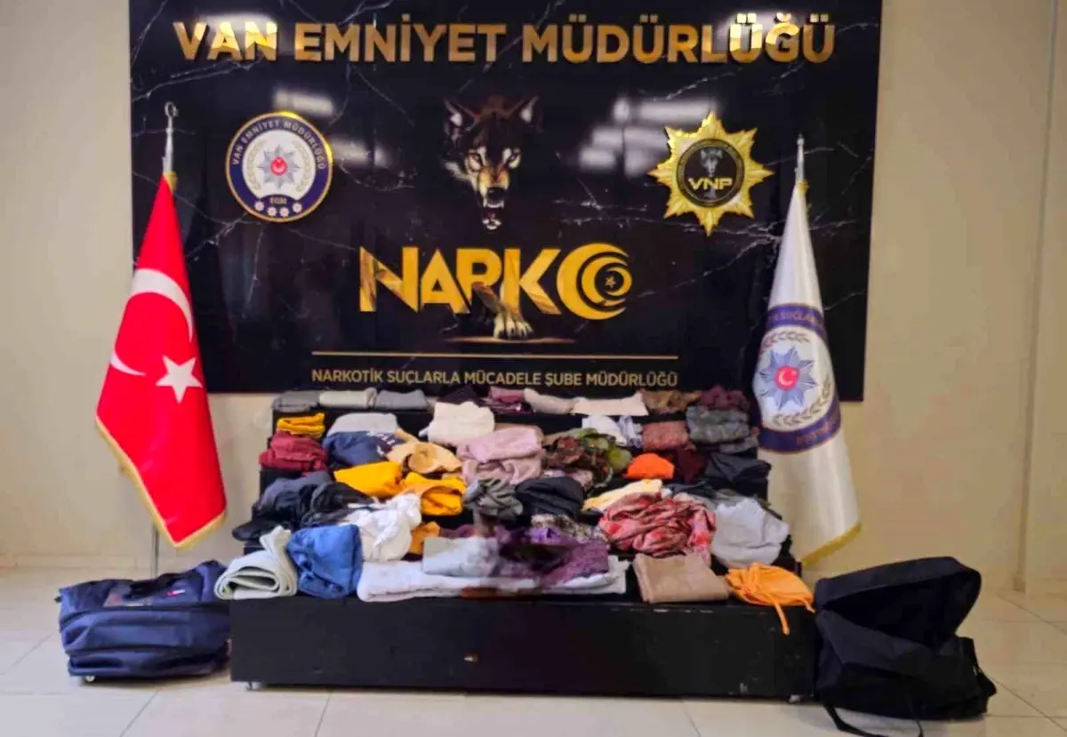 Van'da 48 Kilogram Uyuşturucu Madde Ele Geçirildi