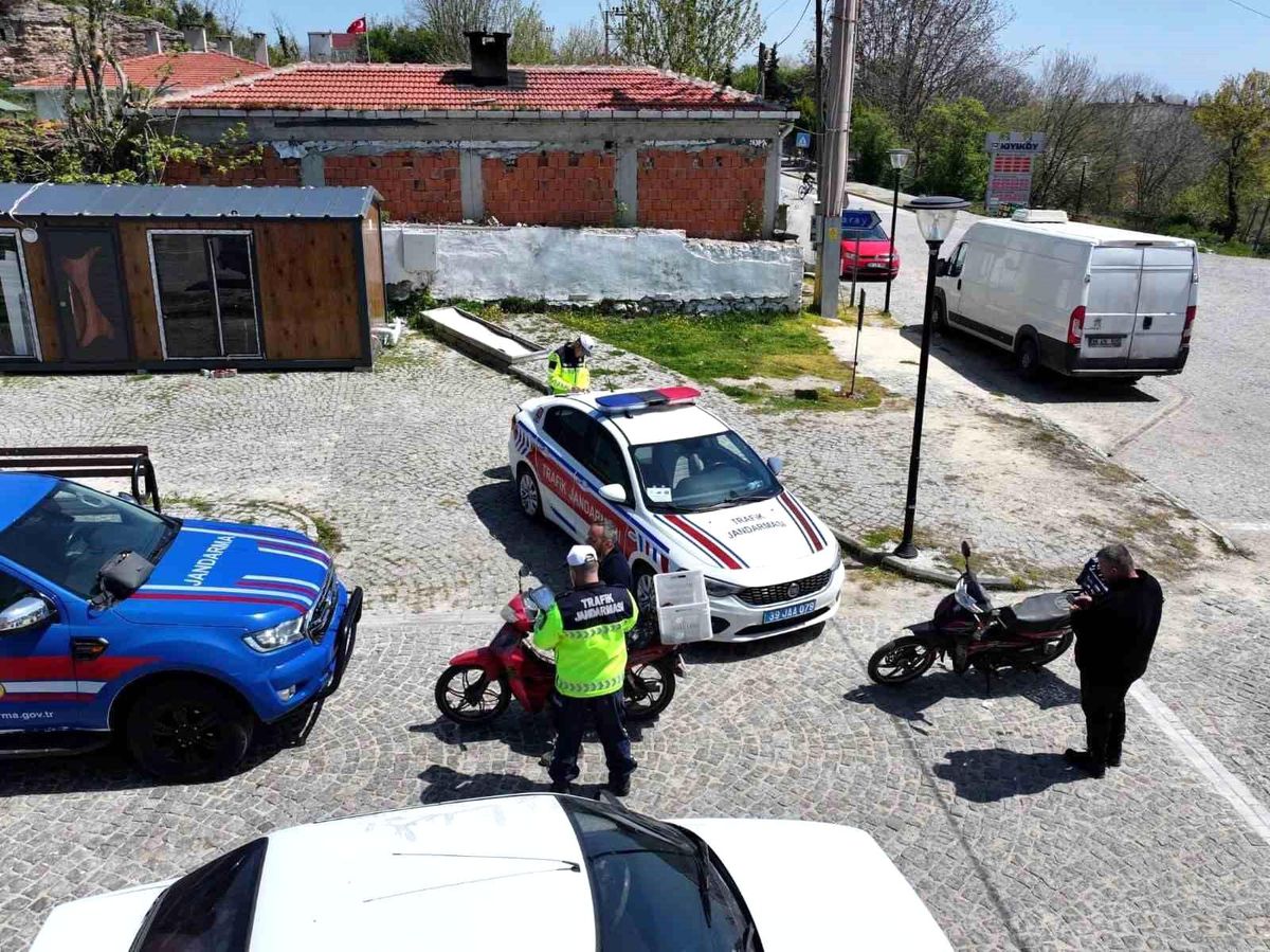 Kırklareli'nde Drone Destekli Trafik Denetimi