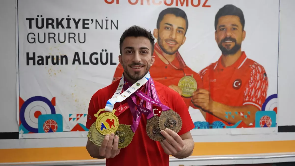 Şırnaklı Harun Algül, Avrupa Halter Şampiyonu Oldu