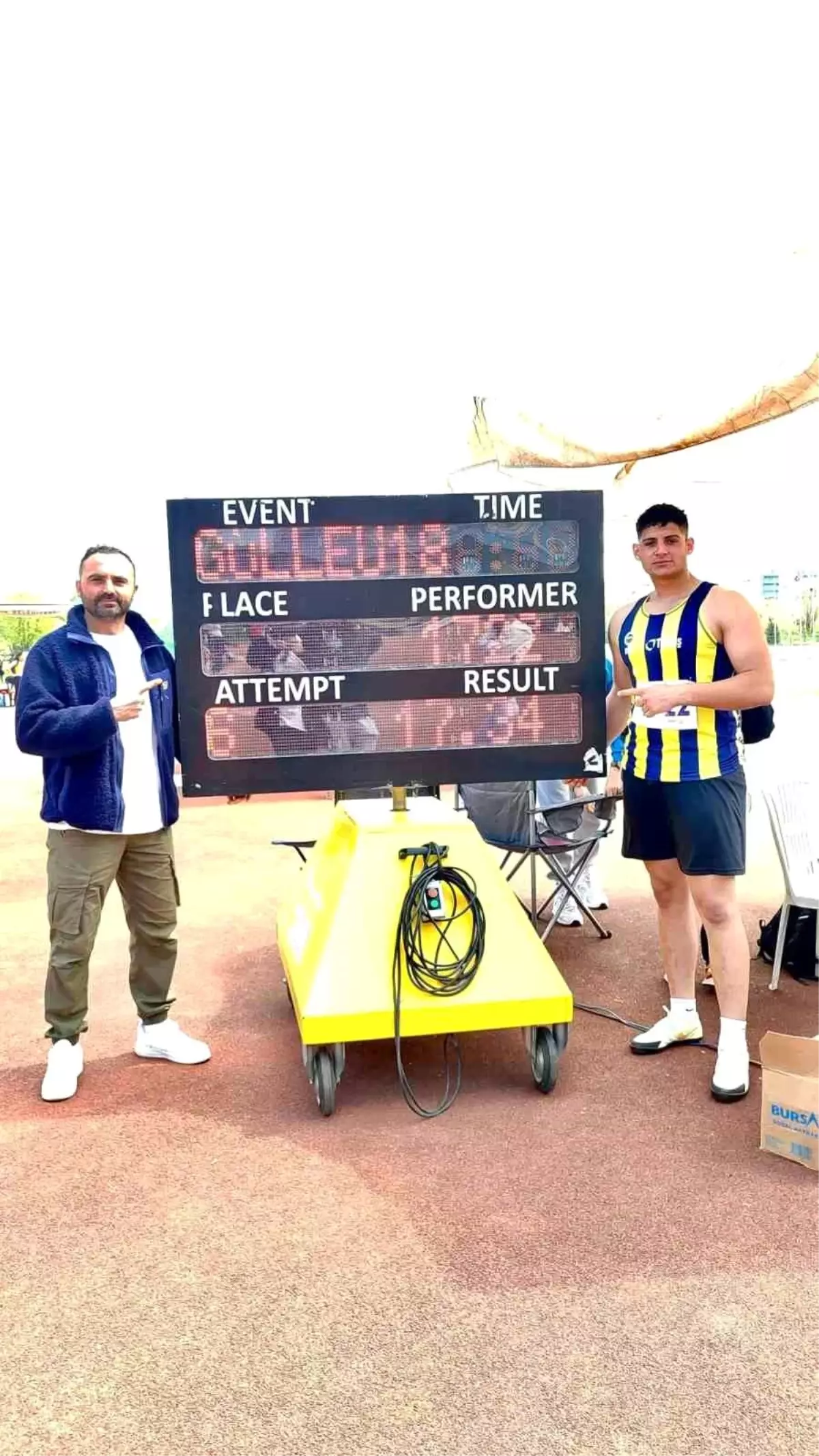Bilecik'ten Türkiye Şampiyonu Gülle Atma Sporcu: Abdulkerim Akdaş