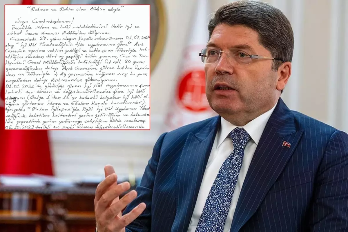 Adalet Bakanı Tunç'tan 'Saraya yazdı, açık cezaevine çıktı' iddiasına yalanlama