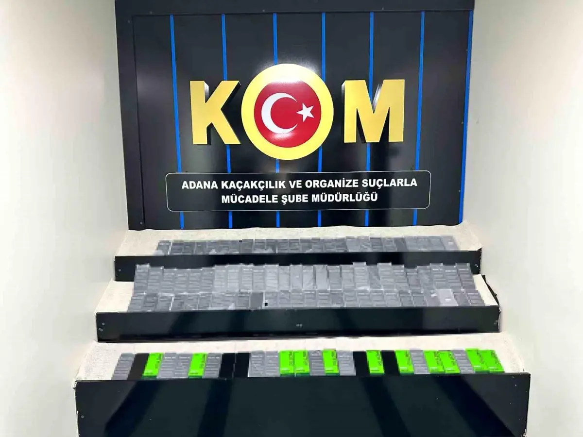 Adana'da 5 Milyon TL Değerinde Kaçak Telefon Operasyonu