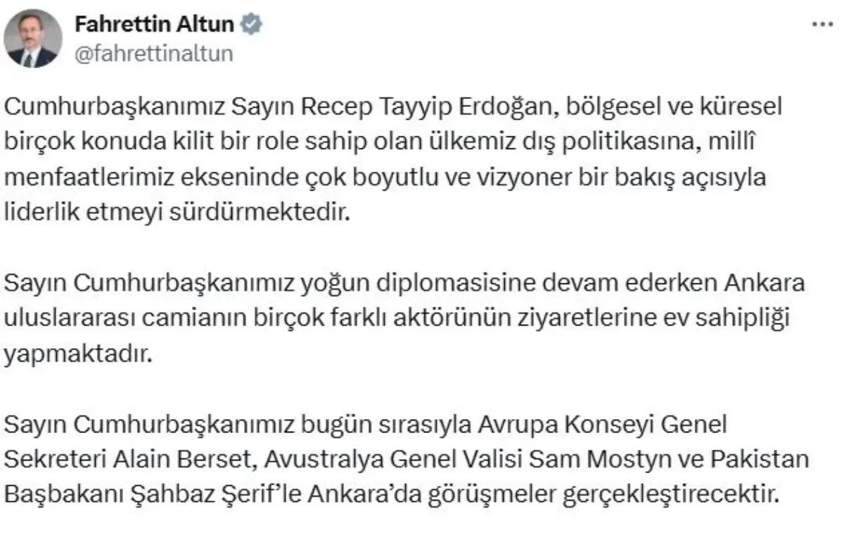 Cumhurbaşkanı Erdoğan'ın Dış Politika Liderliği Devam Ediyor