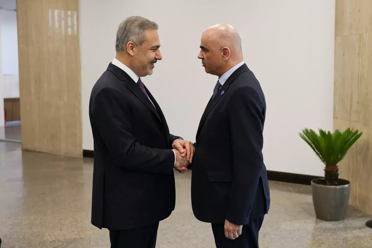Hakan Fidan ve Alain Berset, Türkiye-Avrupa Konseyi İlişkilerini Görüştü