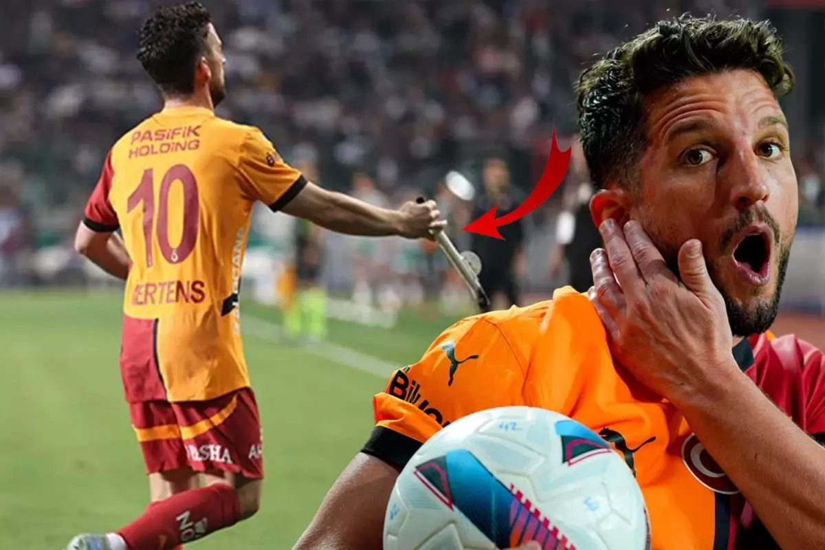 Facianın eşiğinden dönülmüş! Konyaspor-Galatasaray-maçında sahaya demir parçası atıldı