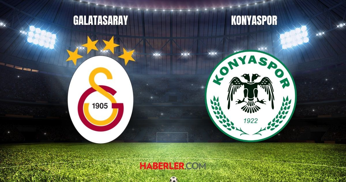 Konyaspor Galatasaray maçı hangi kanalda, saat kaçta? Konyaspor Galatasaray maçı CANLI nasıl izlenir? Muhtemel 11'ler!