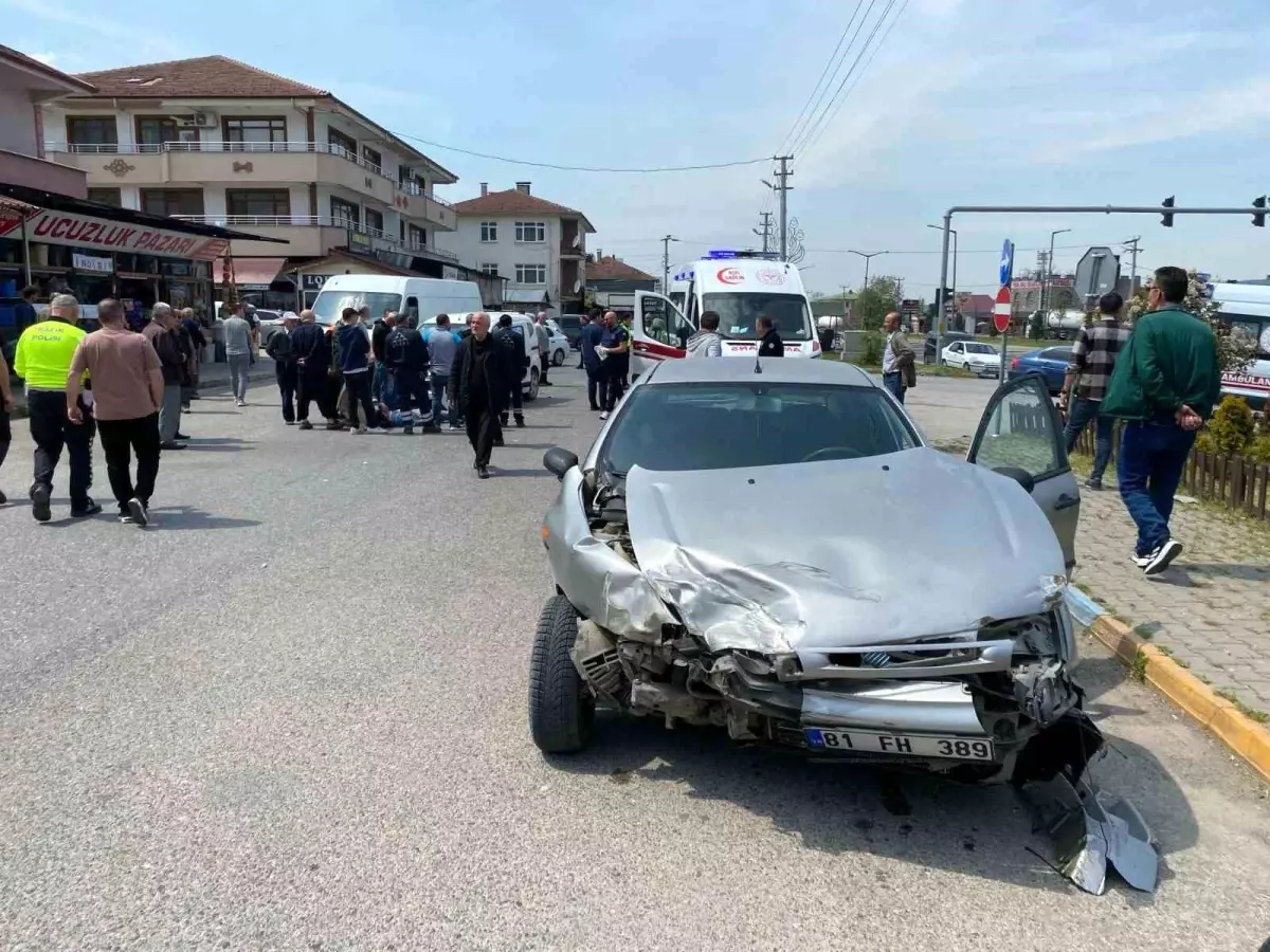 Düzce'de Trafik Kazası: 7 Yaralı