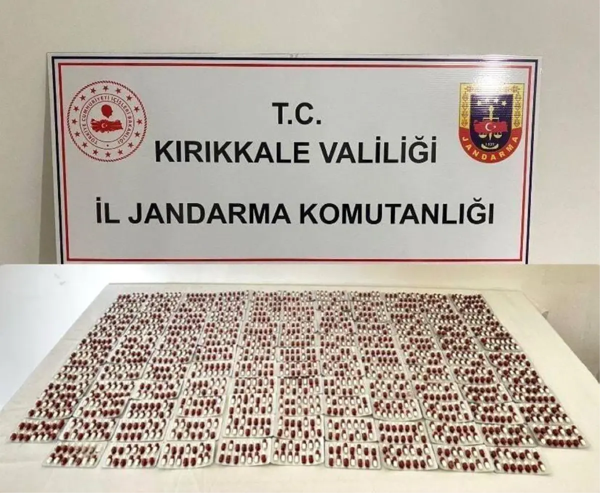 Kırıkkale'de Sentetik Ecza Hap Operasyonu: 1665 Adet Ele Geçirildi