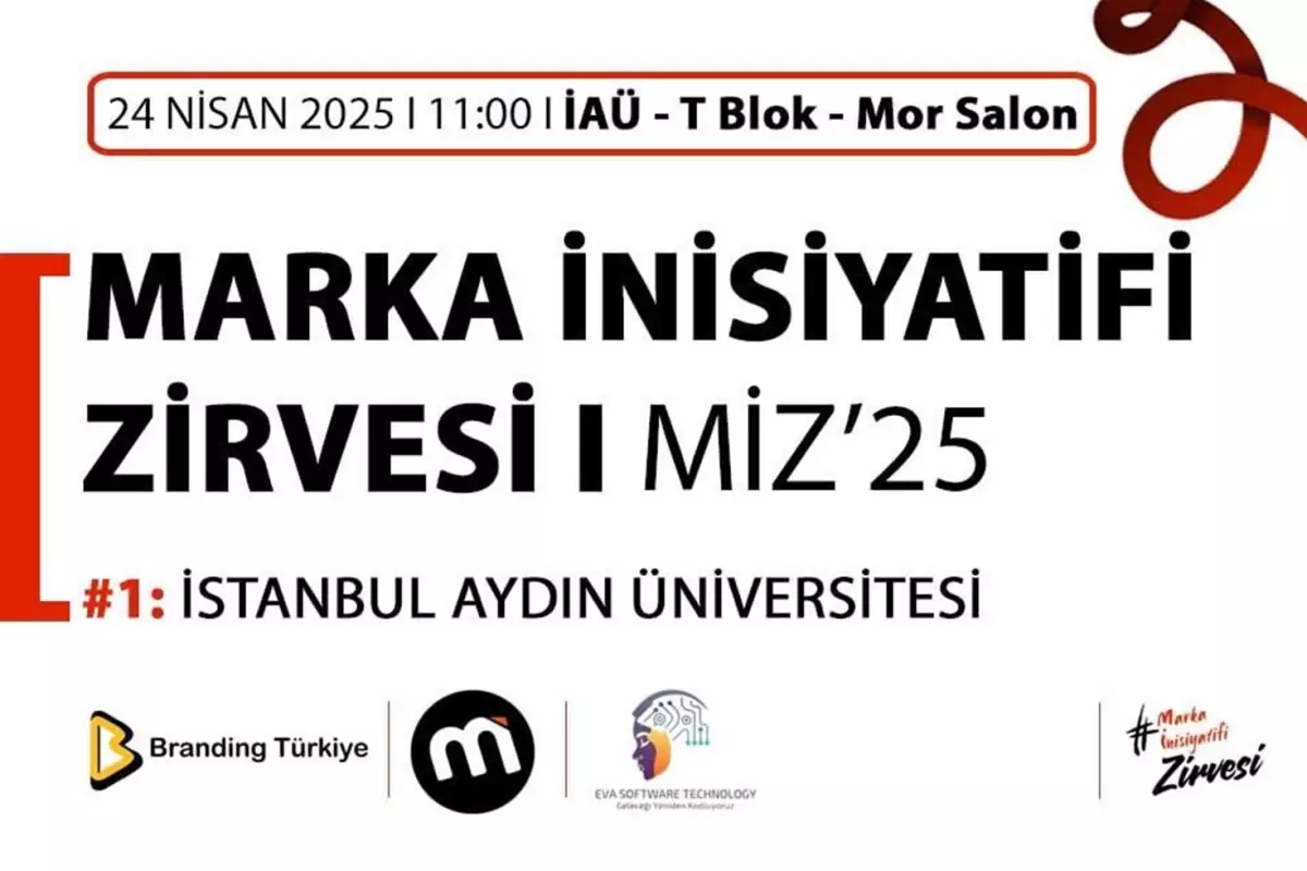 Marka İnisiyatifi Zirvesi 24 Nisan'da İstanbul Aydın Üniversitesi'nde!