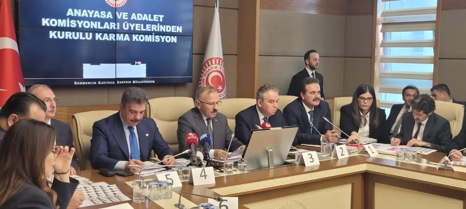 TBMM'de HSK Üyeleri İçin Alt Komisyon Kuruldu