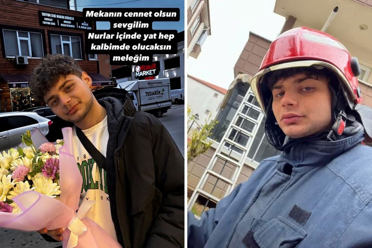 Stajyer itfaiyeci, sevgilisini ziyarete giderken hayatını kaybetti