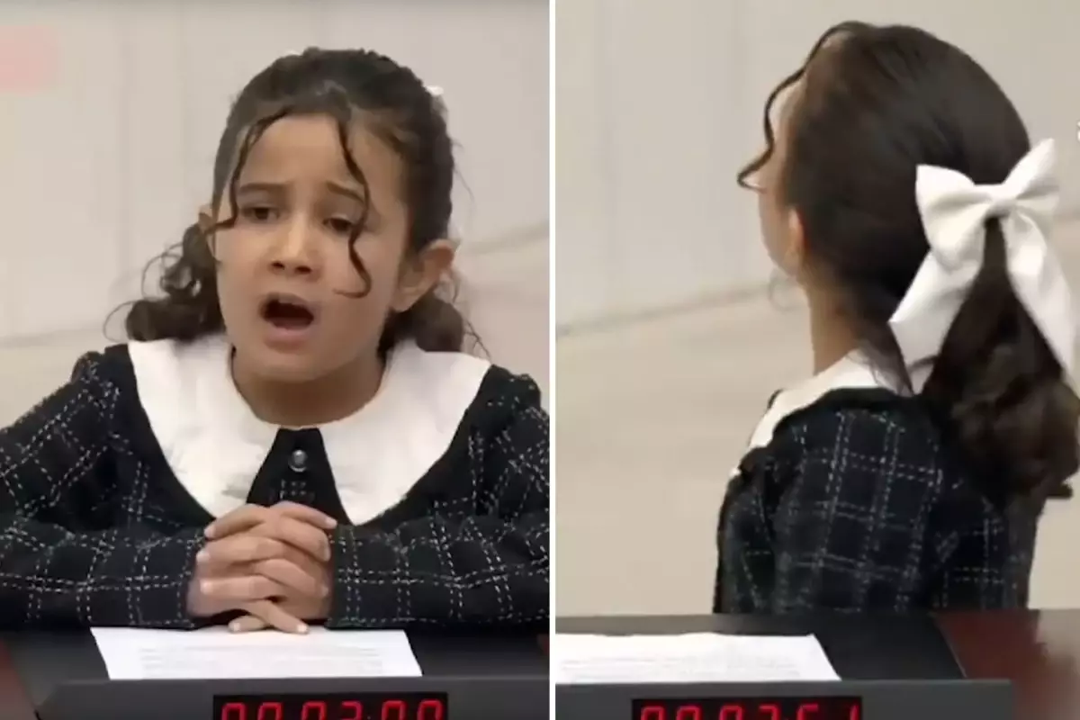 TBMM'deki 23 Nisan oturumuna küçük kız çocuğunun sözleri damga vurdu
