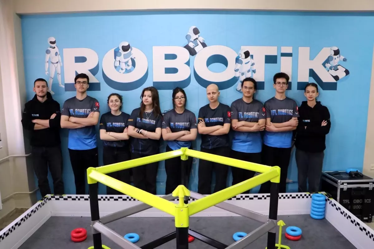 Tekirdağ Ebru Nayim Fen Lisesi Robotik Takımı, ABD'de Türkiye'yi Temsil Edecek