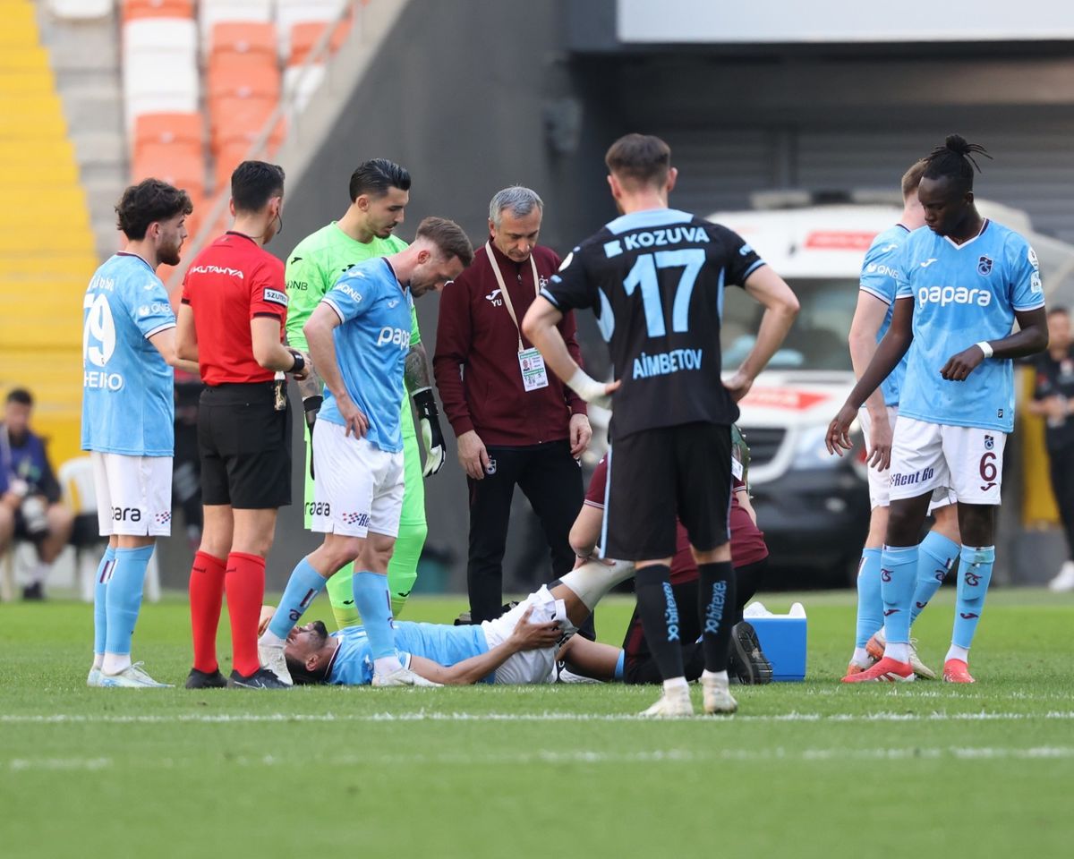 Trabzonspor'da Folcarelli Sakatlandı
