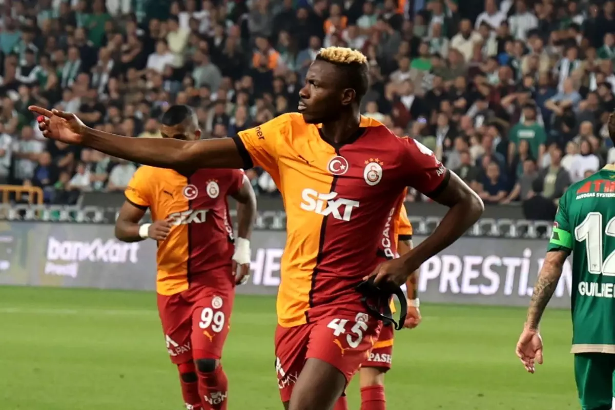 Konyaspor - Galatasaray Maçında İlk Yarıda Galatasaray Üstün
