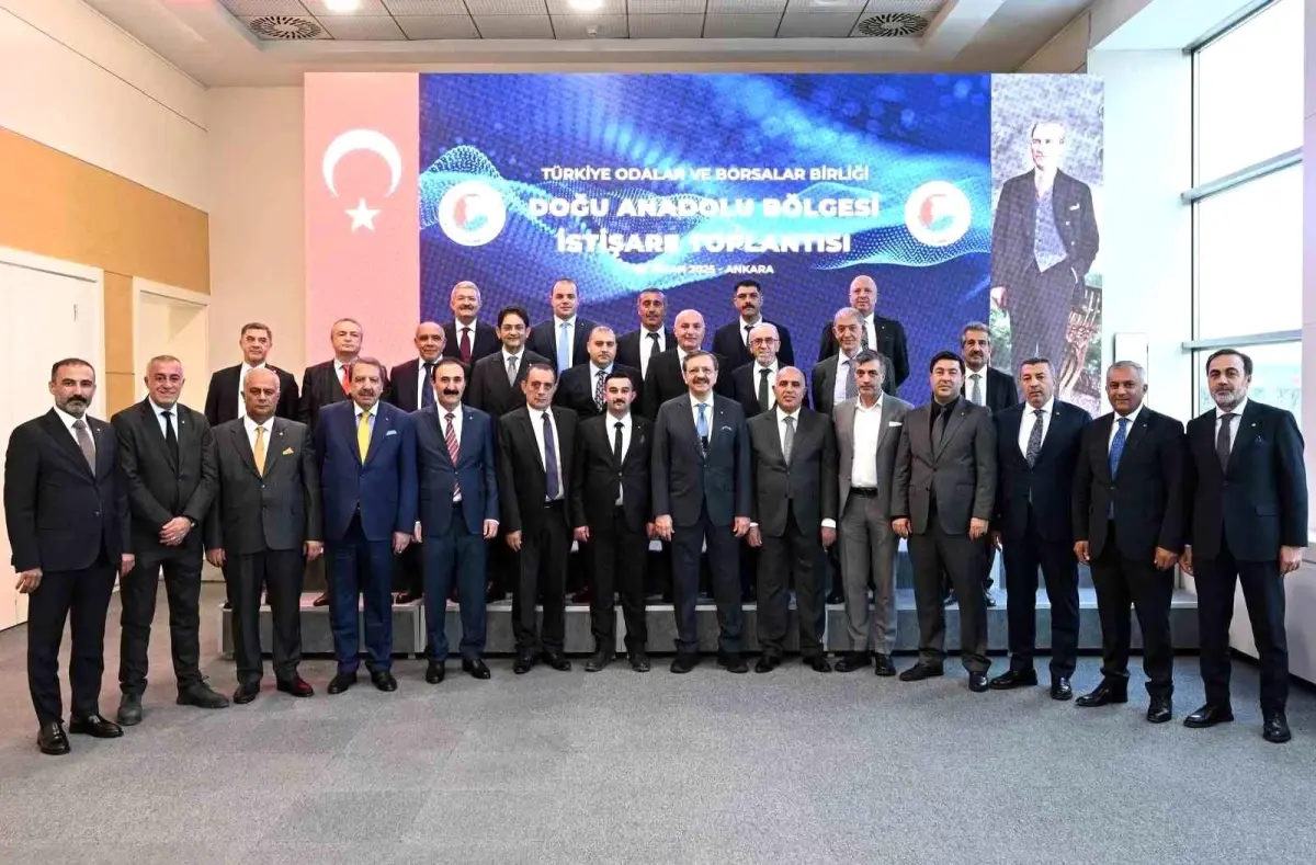 Elazığ Ticaret Borsası Başkanı Dumandağ, Doğu Anadolu İstişare Toplantısı'na Katıldı