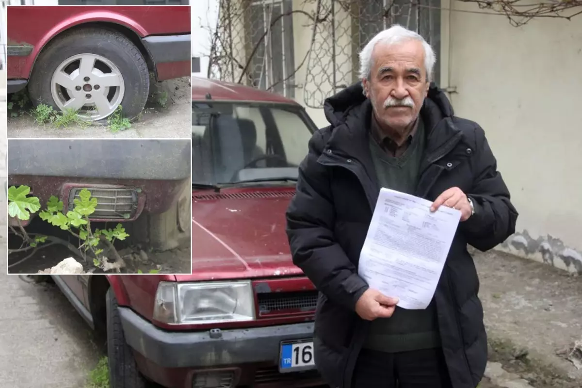 Bir garip olay! Emekli öğretmen, 17 yıldır aracını yerinden oynatamıyor Bir garip olay! Emekli öğretmen, 17 yıldır aracını yerinden oynatamıyor
