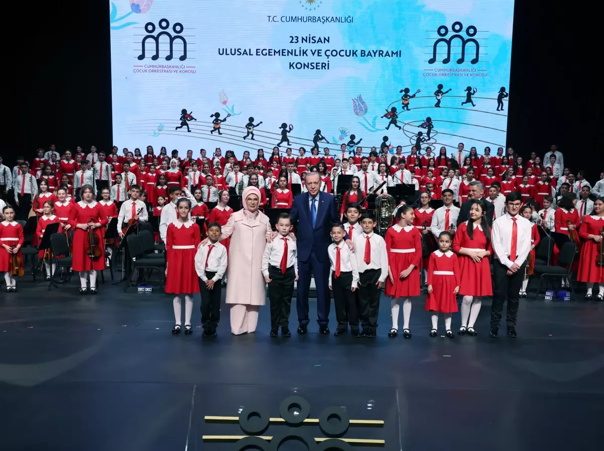 Cumhurbaşkanı Erdoğan 23 Nisan Konserini Dinledi