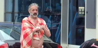 Depreme hamamda yakalandı