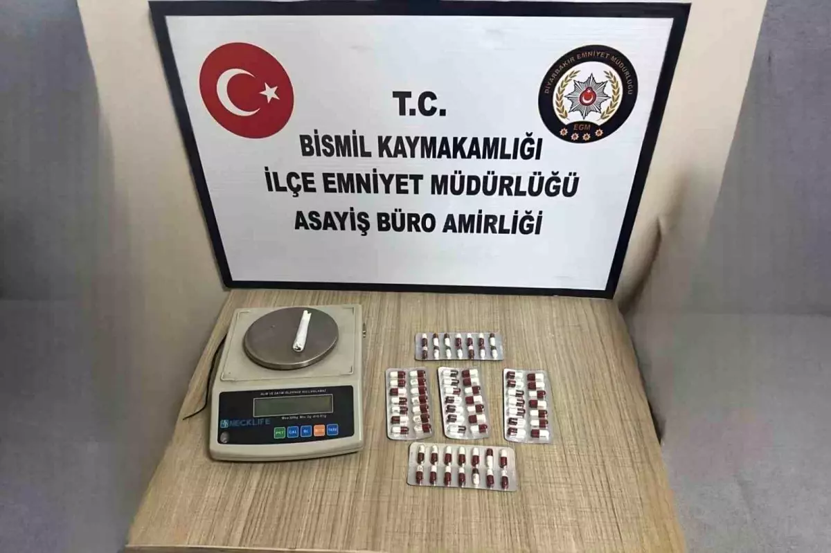 Bismil'de Huzur Asayiş Uygulaması: 9 Yıl Hapis Cezası Bulunan Şahıs Yakalandı