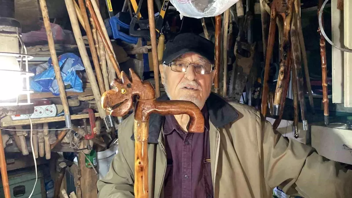 86 Yaşındaki Hami Dedenin Baston Tutkusu