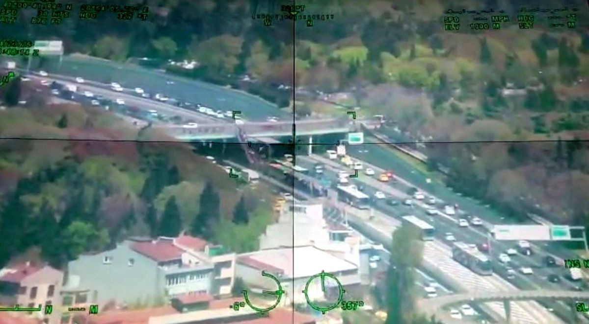 İstanbul'da 6,2 Büyüklüğündeki Deprem Sonrası Polis Helikopteri Havalandı