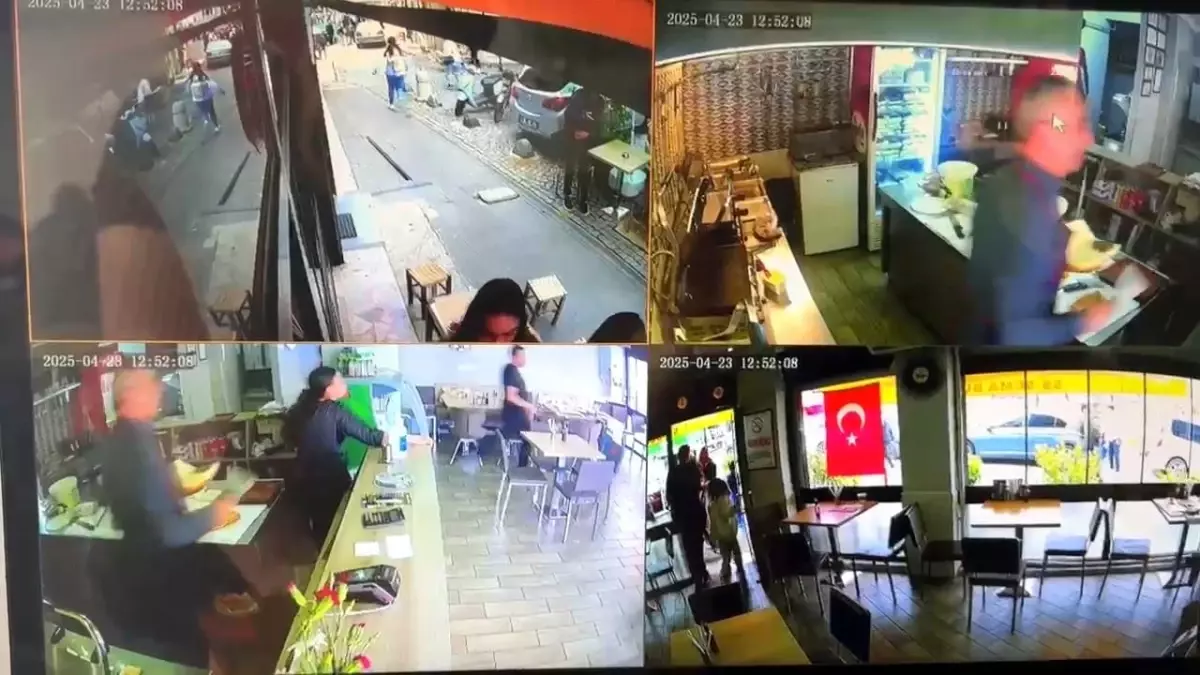 Süleymanpaşa'da Deprem Panik Anları Güvenlik Kameralarına Yansıdı