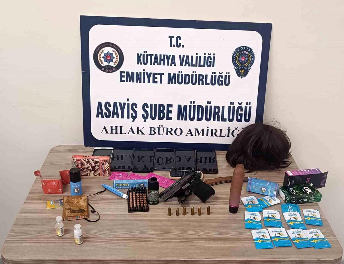 Kütahya'da Fuhuş Operasyonu: 6 Şüpheli Gözaltına Alındı