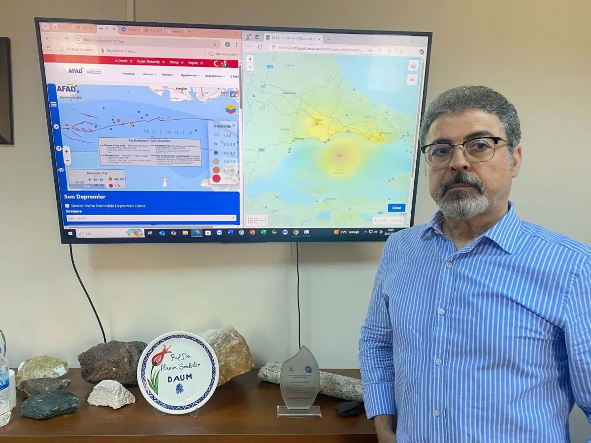 Marmara Denizi'nde 6.2 Büyüklüğünde Deprem: Can ve Mal Kaybı Yok