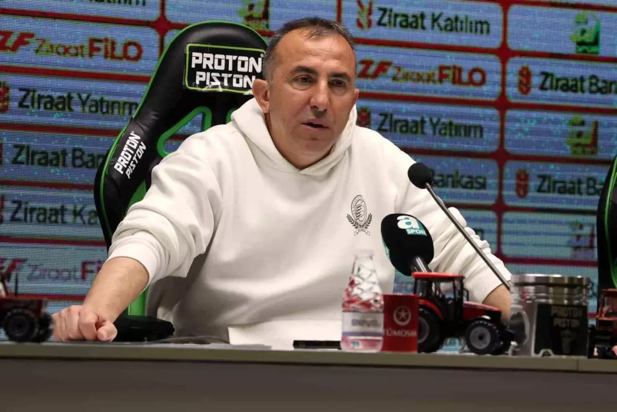 Konyaspor Teknik Direktörü Recep Uçar: 'Ağır yenilginin sorumlusu benim'