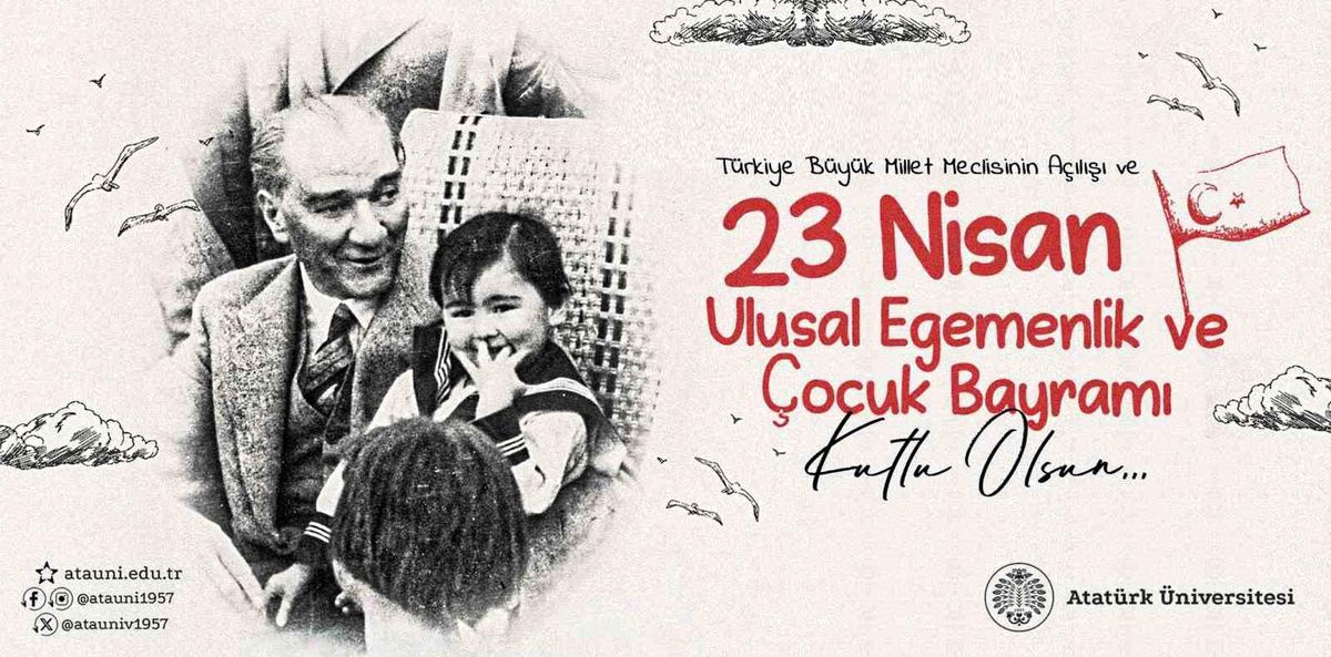 Rektör Hacımüftüoğlu; '23 Nisan Ulusal Egemenlik ve Çocuk Bayramı kutlu olsun'