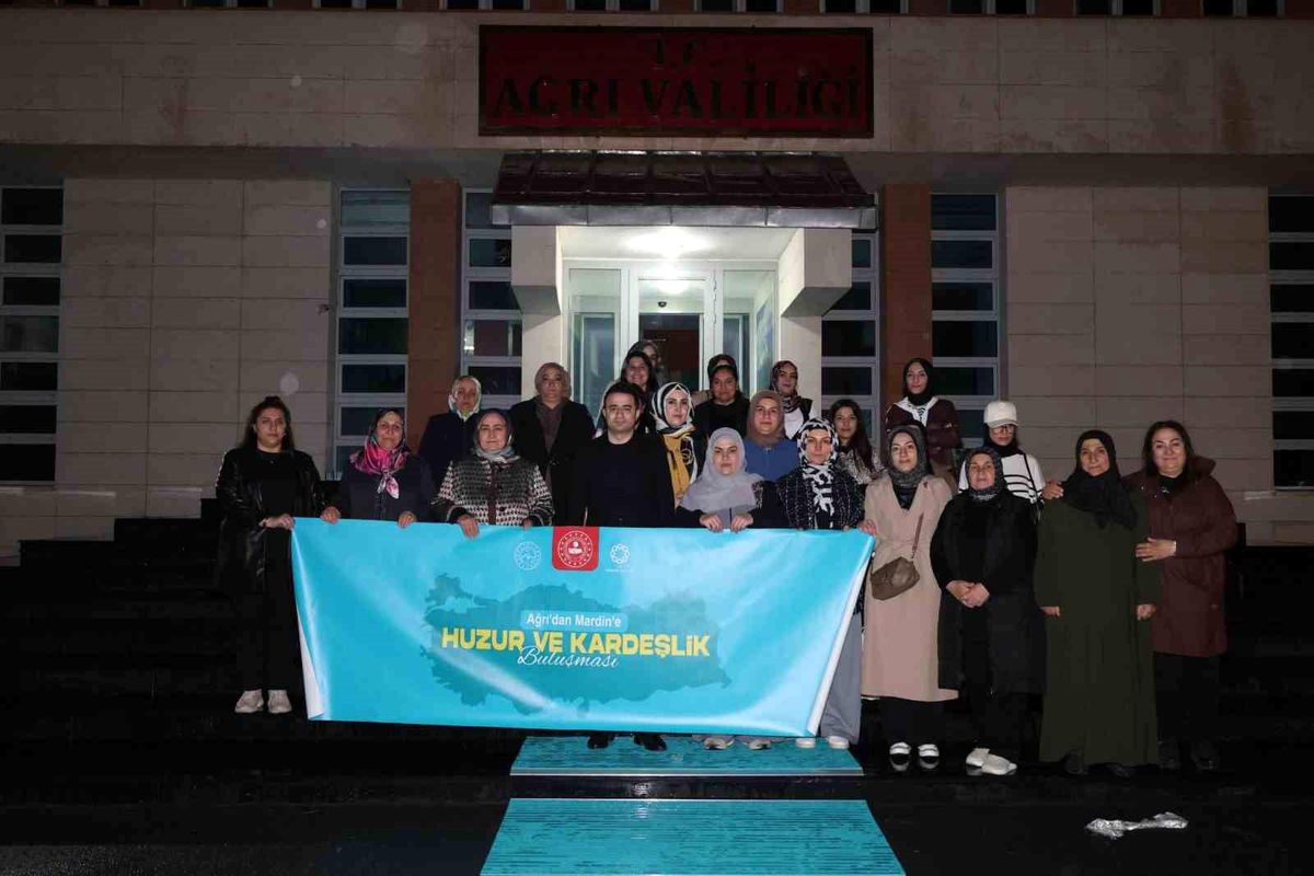 Ağrı'da başlayan huzur ve kardeşlik yolculuğu Mardin'de devam edecek'