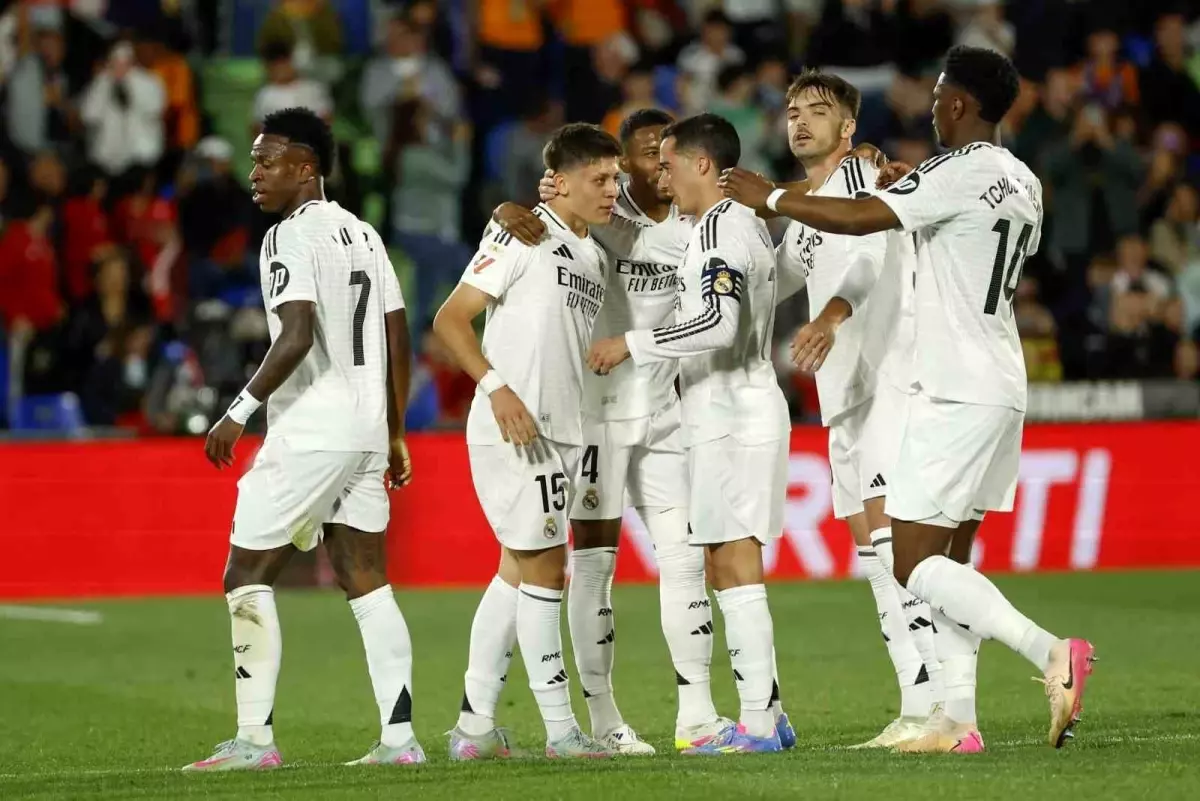 Arda Güler'in Golüyle Real Madrid, Getafe'yi Yenerek Barcelona'yla Puan Farkını 4'e İndirdi