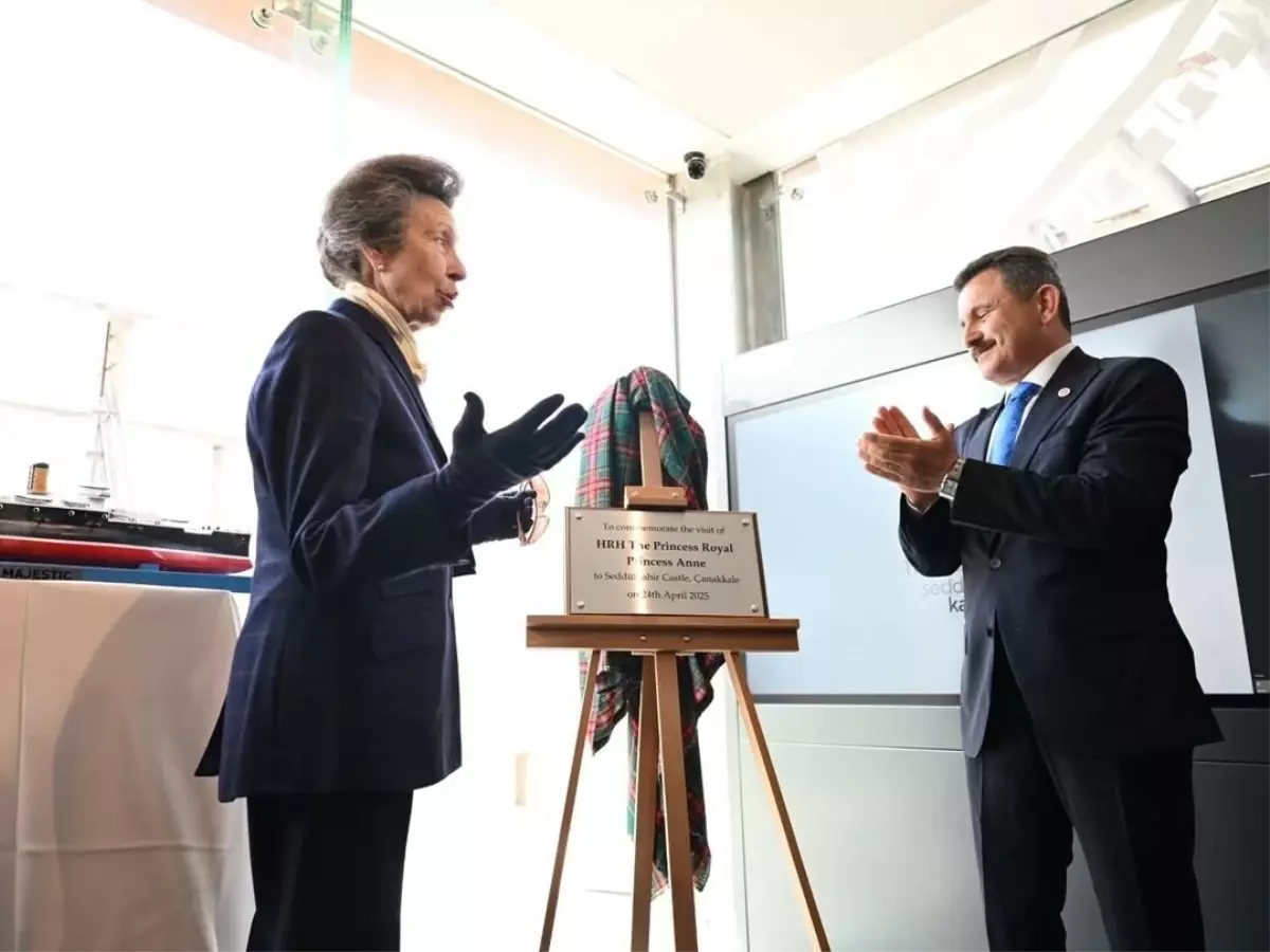 Prenses Anne, Çanakkale Kara Savaşları'nın 110. Yılı Anma Törenlerine Katıldı