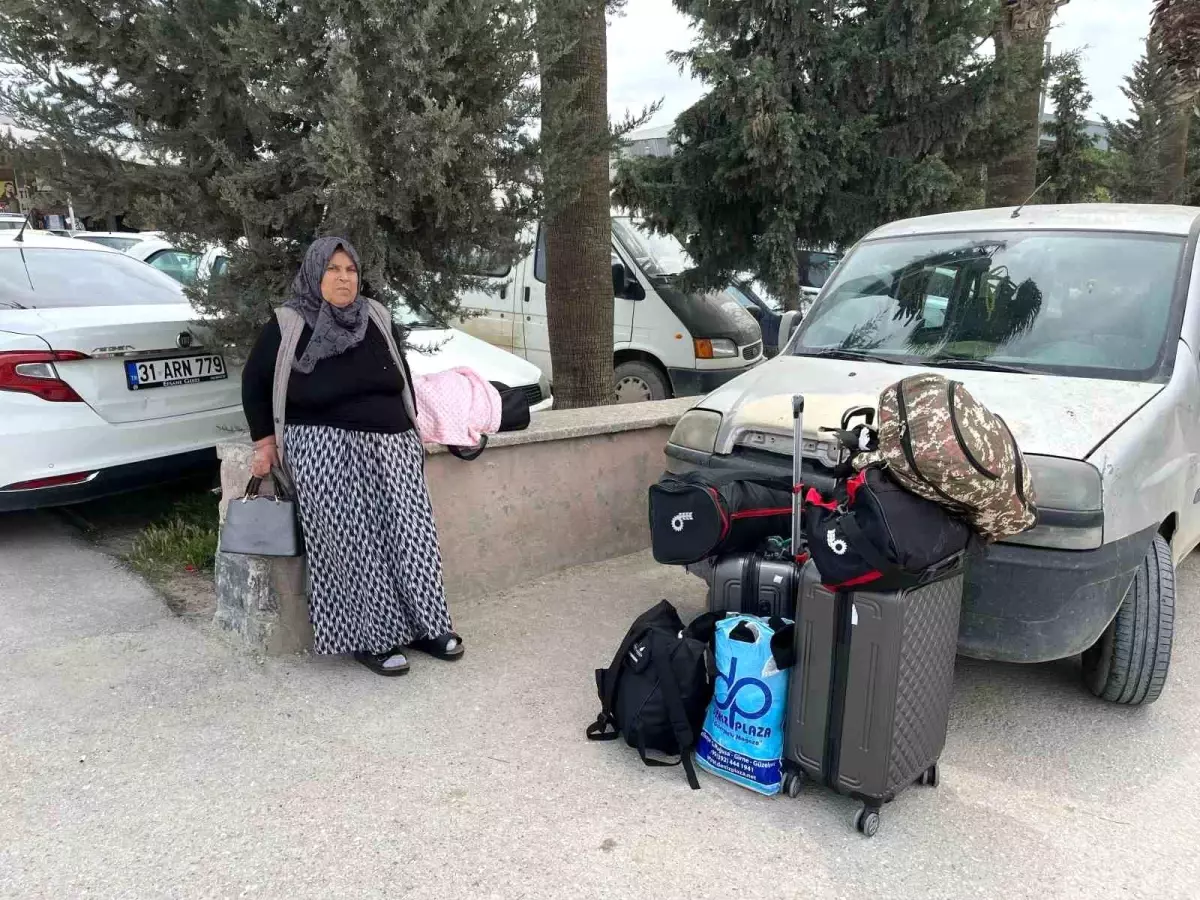 İstanbul'daki Depremin Ardından Hatay'a Dönüşler Başladı